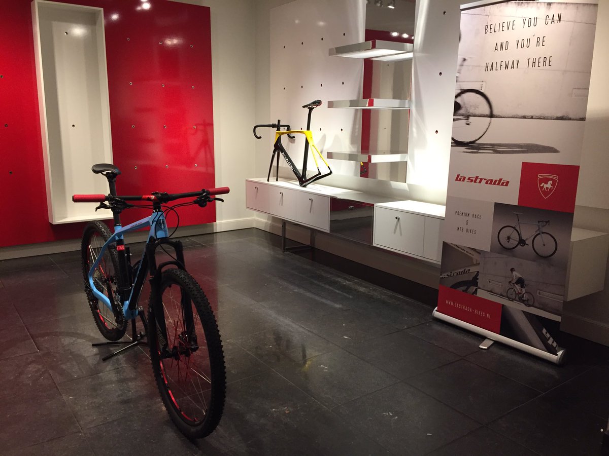 LaStradaBikes's tweet photo. La Strada #brandstore opent 4 maart haar deuren #racefiets #mountainbike #delden #hofvantwente #bikeporn #bikeshop https://t.co/gB3q2QUPNm