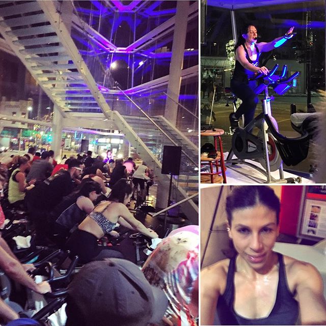 MMoCAMadison's tweet photo. (art) party on a bike: a very sensible evening with @sensible_jen @cycfitness and @mmocamadison #artvelo #cyc  📷: @lachicafanny https://t.co/M3r38ymPYF