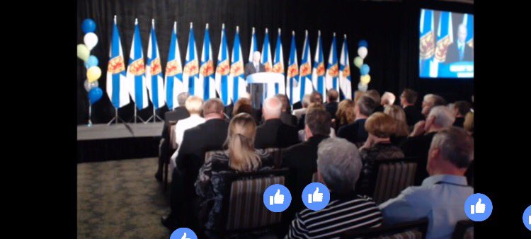 PEIPCParty's tweet photo. Tune in on Facebook Live to hear @JamieBaillie at the @nspc Annual General Meeting. #pcagm #nspoli https://t.co/pgDJgpzwYi