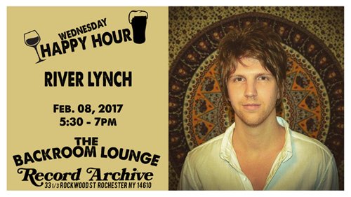 recordarchive's tweet photo. Coming up next week for Happy Hour- @RiverLynch &amp; The Spiritmakers! Join us from 5:30 to 7 for live music and more in The Backroom Lounge. https://t.co/KaykfOa2FF