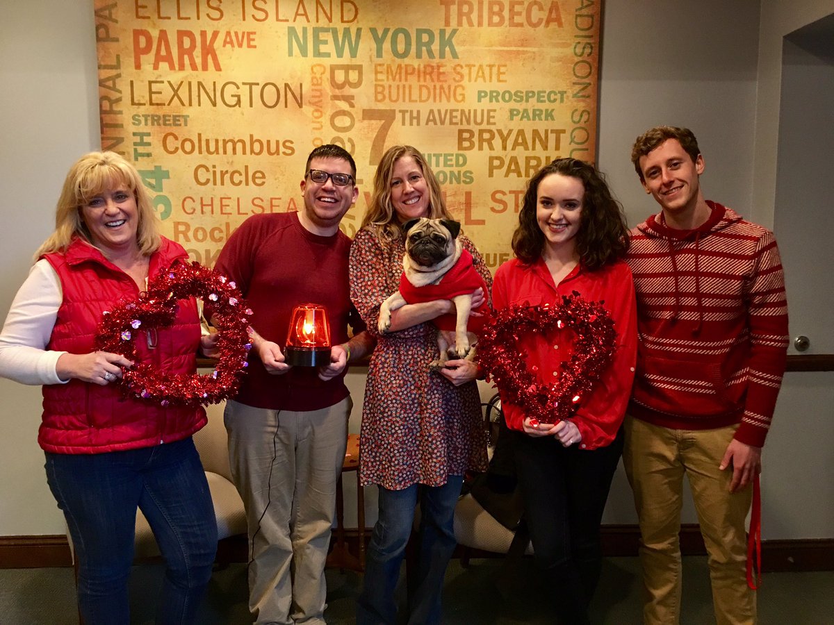 broadwayutica's tweet photo. Go RED Wear RED Broadway Utica Youth Ambassadors Christine &amp; Brandon helping bring awareness 2 the cause @HeartCNY @Clark33Clark #GoRedUtica https://t.co/EOmAiD2usS