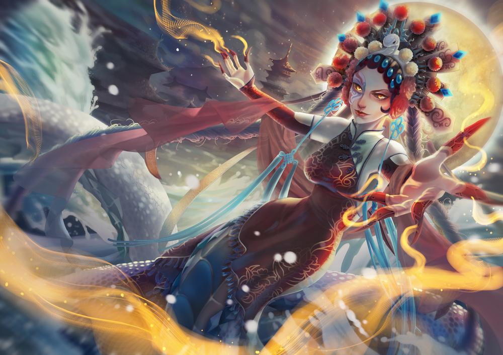 SubwaySanvich's tweet photo. Title: LUNAR REVEL CASSIOPEIA
By: Unknown Artist
https://t.co/cB2IezBgkC
#LeagueOfLegends #FanArt #Lunar #Snake https://t.co/s0MGUG5Llf