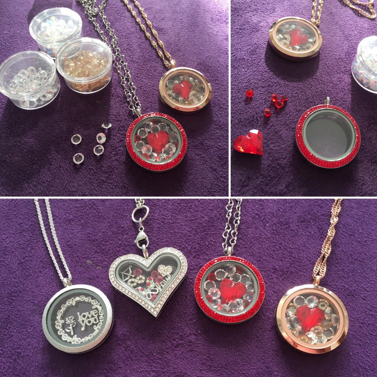 TimelessLockets's tweet image. Creating #ValentinesDay Lockets for our stockist ❤️ #swarovski #floatinglockets #Enfield #shopping #giftsforher #love #Romance #London