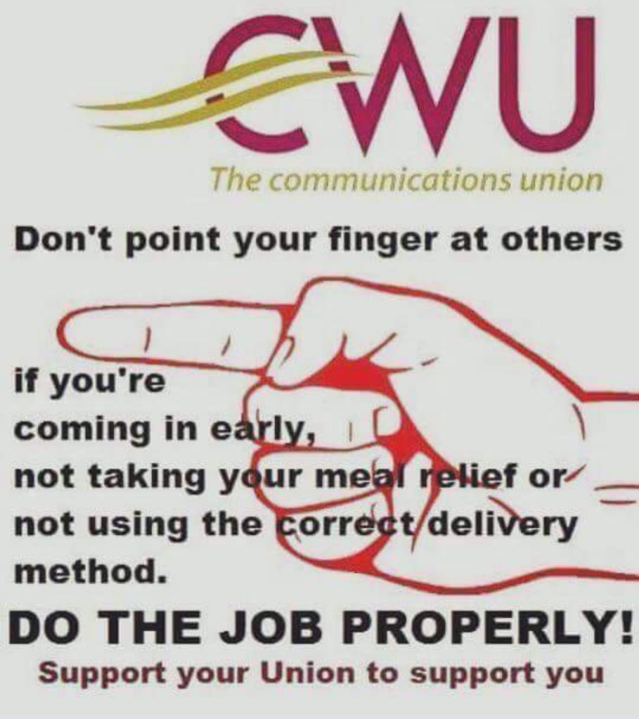 CWUmidlands7's tweet image. #DoTheJobProperly @CWUnews @CParky74