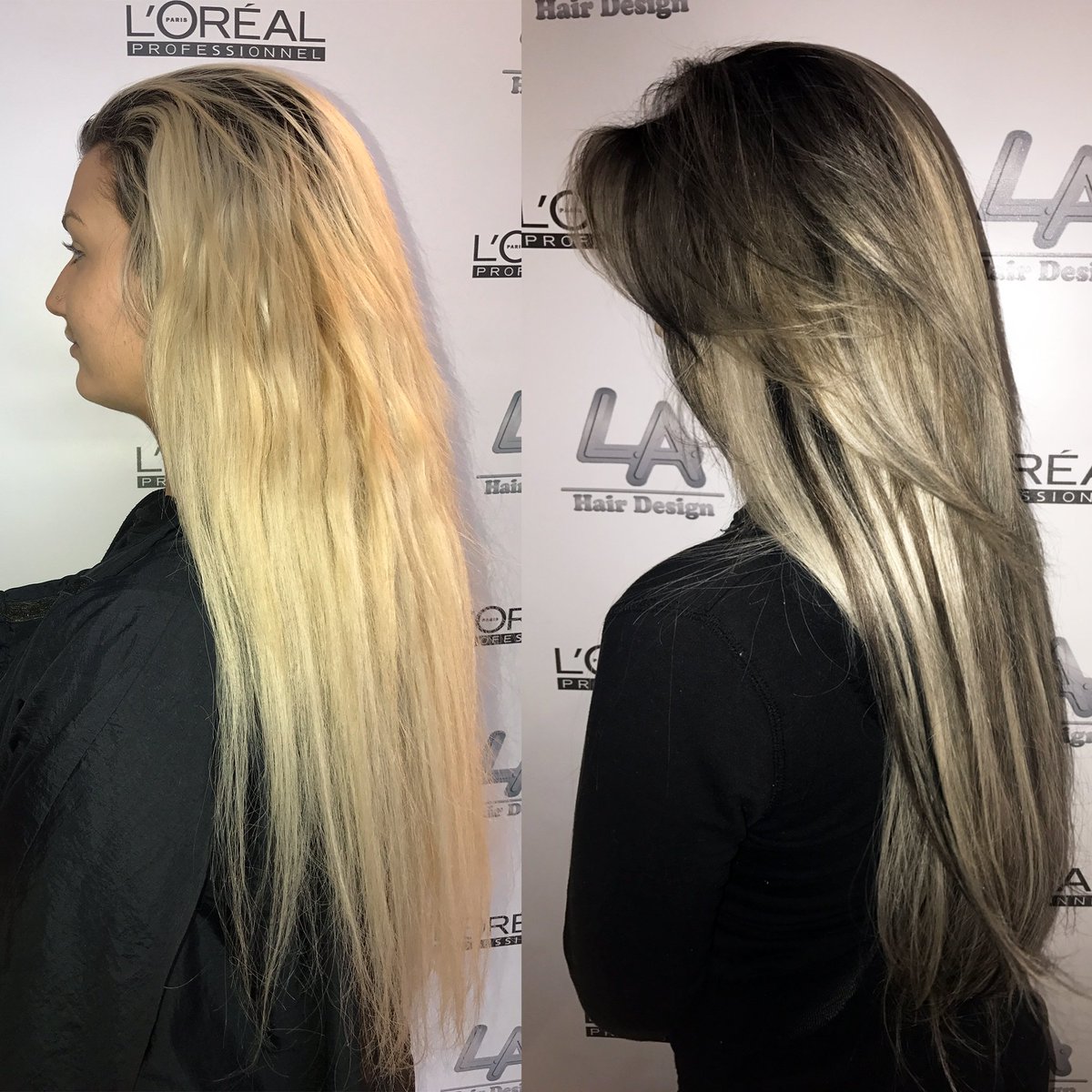 L A Hair Design On Twitter Incredible Color Repair By