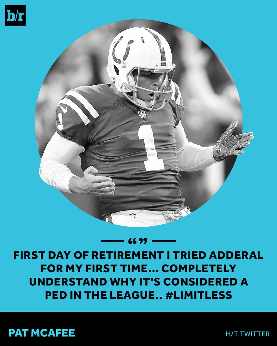 BleacherReport's tweet photo. Pat McAfee seems to be enjoying retirement from the NFL. https://t.co/pJqmZw2AkL