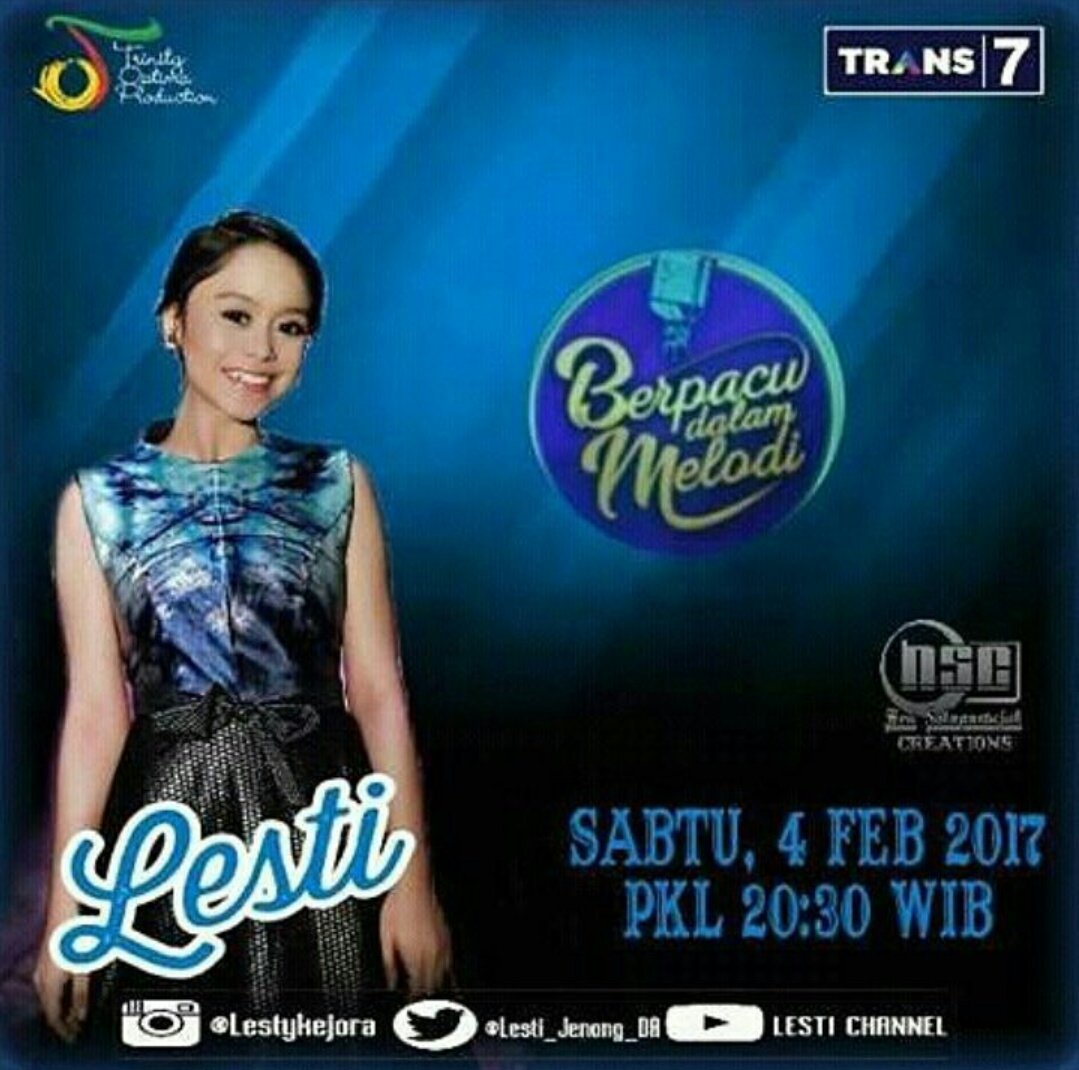Morning LESLOVE 😊
Jangan lupa saksikan <a href="/Lesti_Jenong_DA/">Lestykejora</a> di Berpacu Dalam Melodi <a href="/TRANS7/">TRANS7</a>.
TONG HILAPPPP !!! 😊
