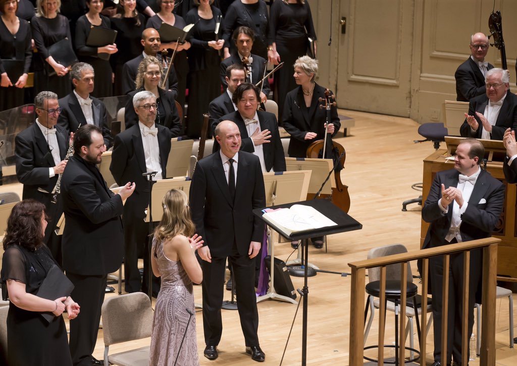 V proud first night as Choral Director <a href="/BostonSymphony/">Boston Symphony</a> &amp; Conductor of TFC. Many thanks for all the lovely msgs &amp; support. A new era begins!