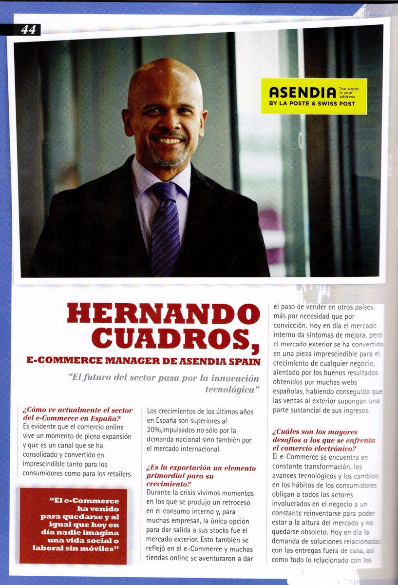 CuadrosCortesH's tweet photo. Mi entrevista sobre el #ecommerce en la revista #eshowmagazine https://t.co/7opVhTcFej https://t.co/50jngkK6co
