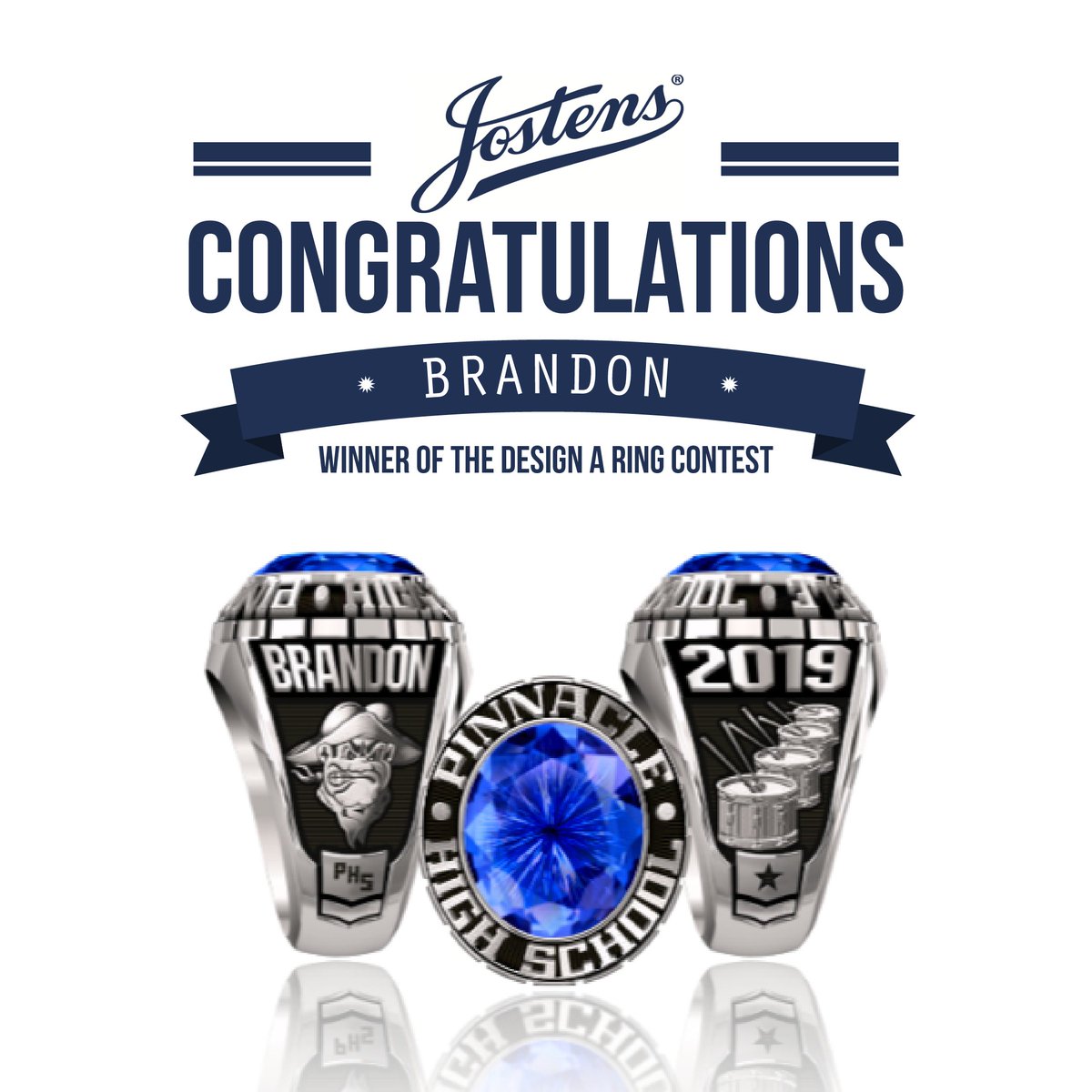 Jostensaz's tweet photo. Congrats to our winner Brandon over at Pinnacle High School!
now dont be shy for next time guys, more contests coming soon! https://t.co/VV0Kke8jQd