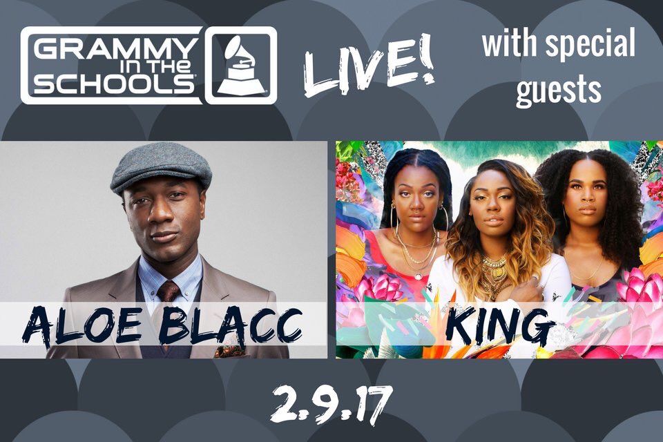 GRAMMY Museum (@grammymuseum) on Twitter photo Get your tickets to GRAMMY In The Schools Live! on Thursday, Feb. 9 featuring <a href="/aloeblacc/">Aloe Blacc</a> and <a href="/weareKING/">We Are KING</a>! grm.my/2kb2m0q #GITSLive Get your tickets to GRAMMY In The Schools Live! on Thursday, Feb. 9 featuring <a href="/aloeblacc/">Aloe Blacc</a> and <a href="/weareKING/">We Are KING</a>! grm.my/2kb2m0q #GITSLive