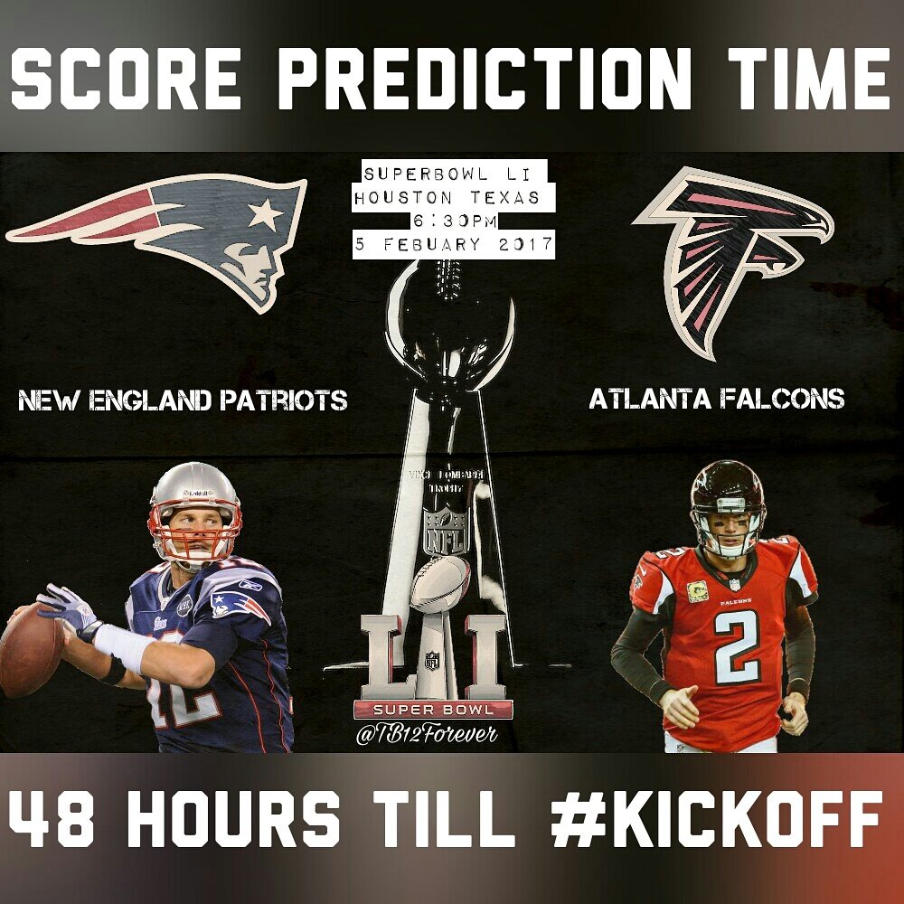 TomBrady_4ever's tweet image. 48 HOURS UNTIL #KICKOFF 

Who is gonna WIN #SuperBowl  ??! 

RT - for @Patriots 

FAV - For @AtlantaFalcons