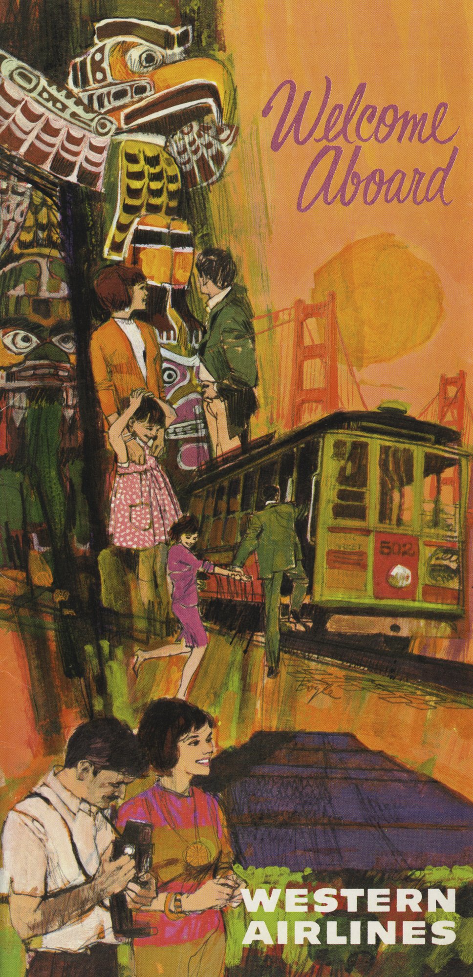 San Francisco &amp; the Pacific Northwest are featured on this 1970s Western Airline in-flight information packet. #avgeek #vintageadvertisement https://t.co/t7RM2K4Ghy