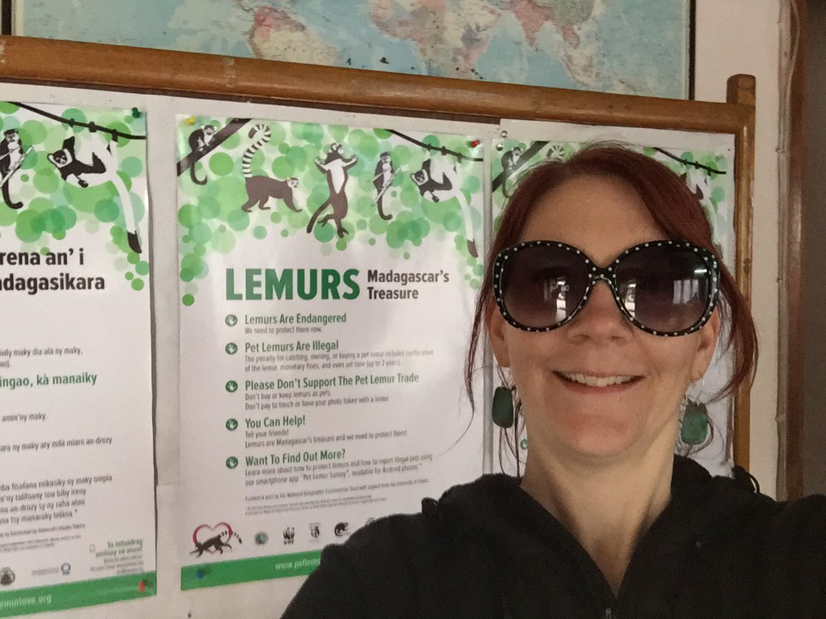 I am an #actuallivingscientist. I collect #poop 2 study pop/conservation genetics of #ringtailedlemurs & the illegal pet trade of lemurs.