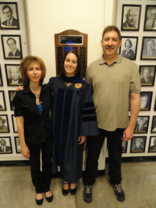 Only female PhD graduating from <a href="/wvustatler/">WVU Statler College</a> college in May 2011 #DressLikeAWoman