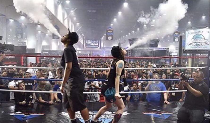 CauseWereGuys's tweet photo. if you're ever feeling like a piece of shit just remember competitive vaping exists https://t.co/pwVeffVQ5I