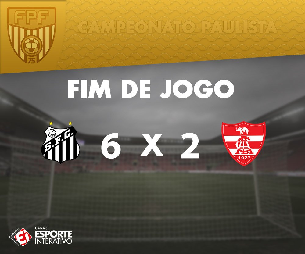 TNTSportsBR's tweet photo. FIIIIIIIIIIM DE JOGO NA VILA BELMIRO! Na estreia do Campeonato Paulista, o Santos goleou o Linense por 6 a 2! #SANxLIN https://t.co/XTpj71XIZk