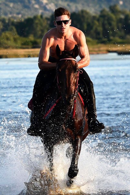 "I found a horse."
By found, he means stole