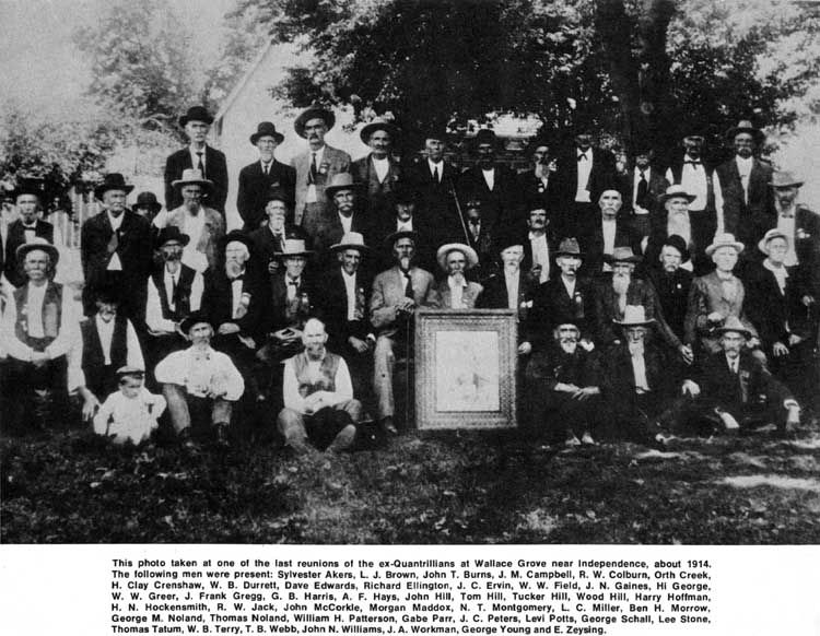 csaresearcher's tweet photo. @Zander9899 One of last reunions of #Quantrell's Men circa 1914. https://t.co/oOg4qzeWU2