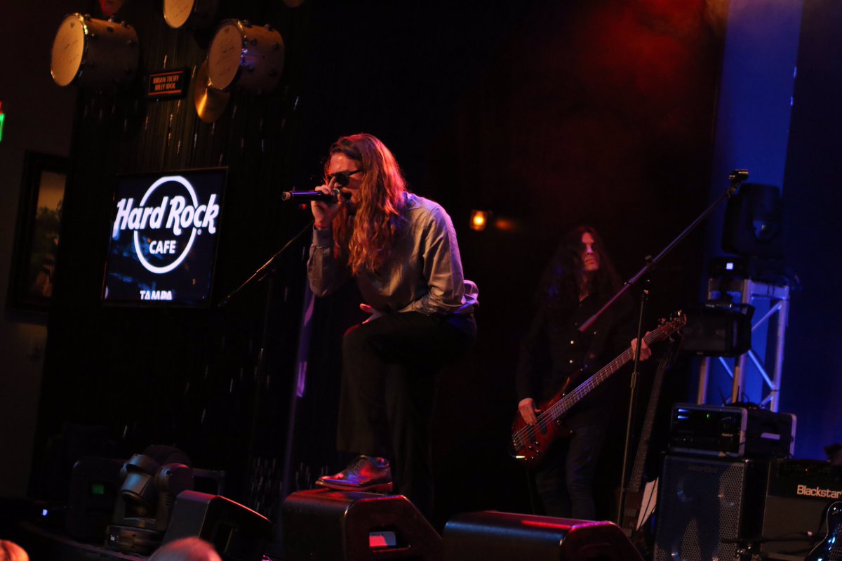 SHRTampa's tweet photo. 'Voice of Reason' is a phrase that conceptually reverberates throughout the eleven tracks on Stonegrey's new album 🎶🤘🏼 #HardRockCafe https://t.co/Y2Y3W2H1cL