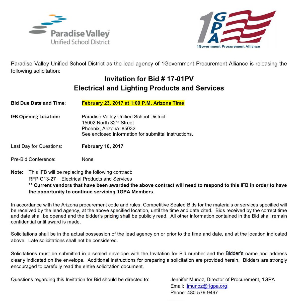 Check out 1GPA's most recent solicitation: facebook.com/1GovernmentPro…