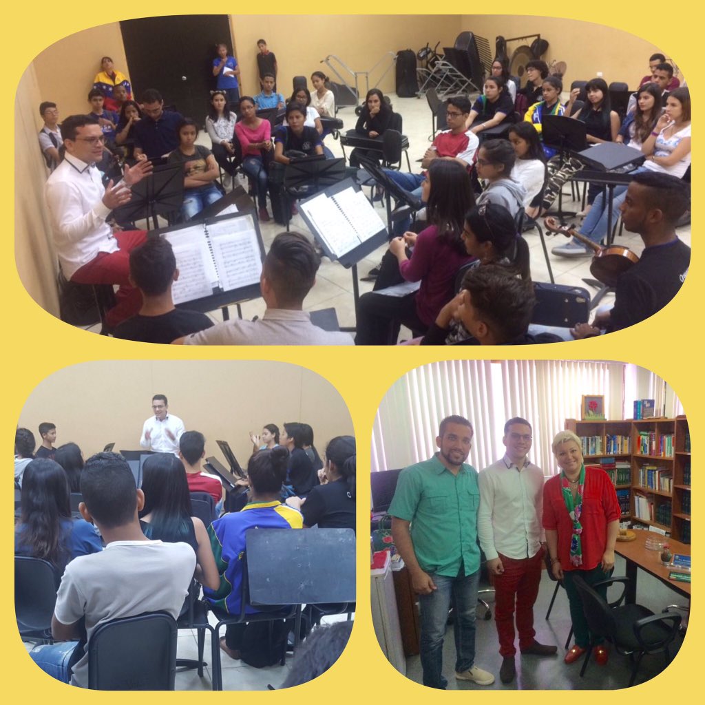 elsistemacbl's tweet photo. @jascompositor en #Bolivar @tsjrecbolivar @hotellajareal @elsistema_ @sarrapia #elsistemacumple42 #Tocarcantaryluchar #CanaimaVaAlConcierto https://t.co/gosfKfHB4m