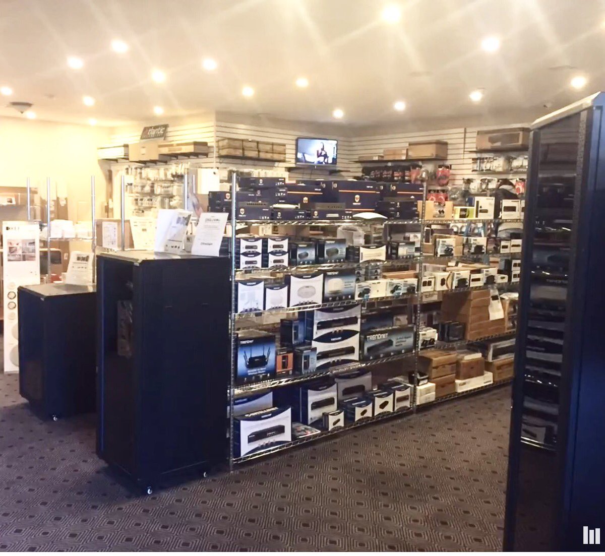 New <a href="/CrimsonAV/">Crimson AV</a> racks on display @DSGDistributors #southampton #avtweeps #cedia #liveinstall #avnation #infocomm