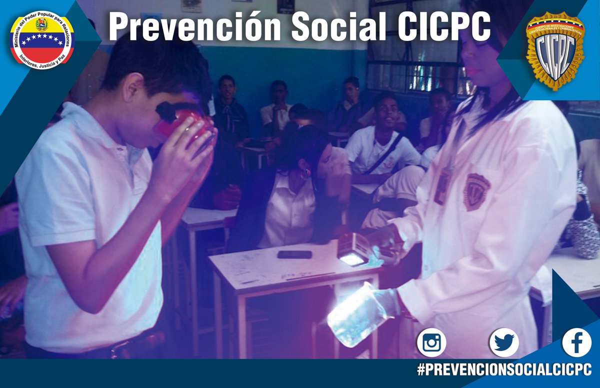 CICPCOFICIAL's tweet image. Cuenta #Twitter dedicada a la #PrevencionSocialCicpc al rescate de los niñ@s y adolescentes de la patria. Prevenir es tarea de tod@s.