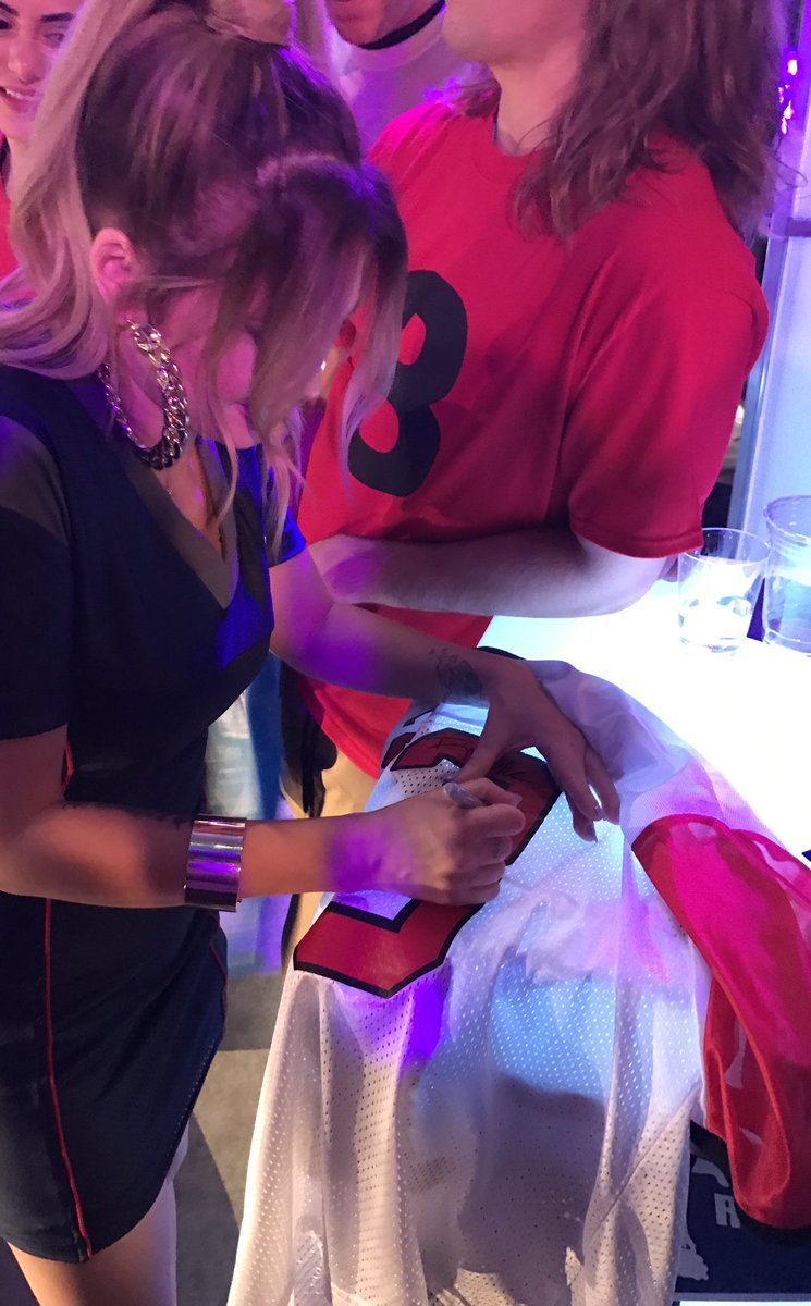 Ridiculousness's tweet image. Keep tweeting #RidicFridays to unlock a chance for one of these signed jerseys to be yours!!! 🏈🙌🔥