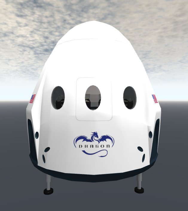 _Cyno's tweet photo. SpaceX Dragon V2 for #MartianStranded is coming along nicely! #ROBLOX #ROBLOXDev https://t.co/yUr2RmAJDF