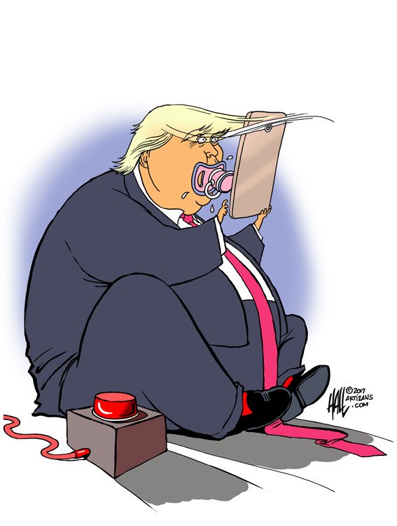 Stop Trump On Twitter Trump Is Just A Big Baby Thinnest Skinned President Ever Minoritypresident Notmypresident