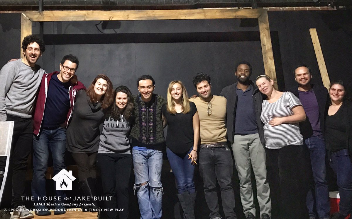 IAMATheatre's tweet photo. Look at this team! Our special workshop production of #TheHouseThatJakeBuilt opens TOMORROW! Tickets avail at https://t.co/XeScqq1Pa4! https://t.co/VxRmDkKtFG