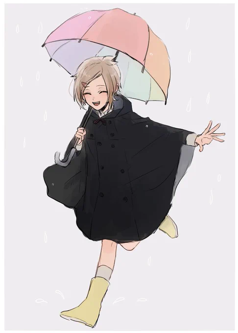 リクエストボックスよりかっぱを着ている包丁くんです!ありがとうございました〜? 
