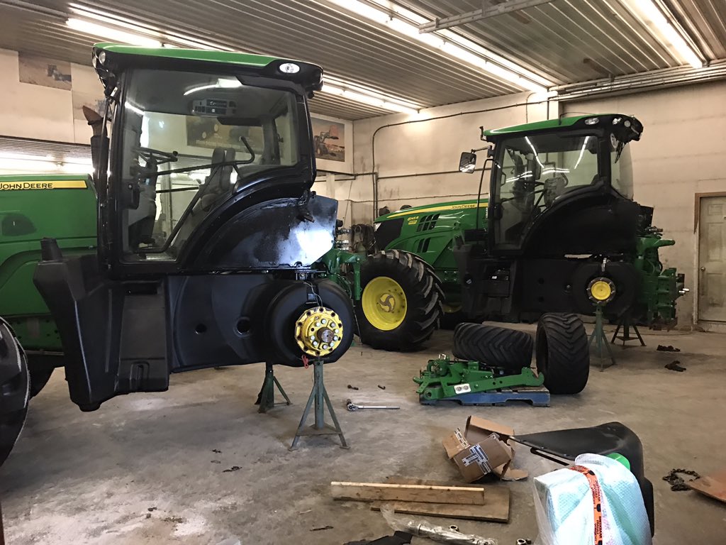 jplangstaff's tweet photo. 6145R and 6210R arrived from across the pond and unloaded https://t.co/gj7x1BojhE