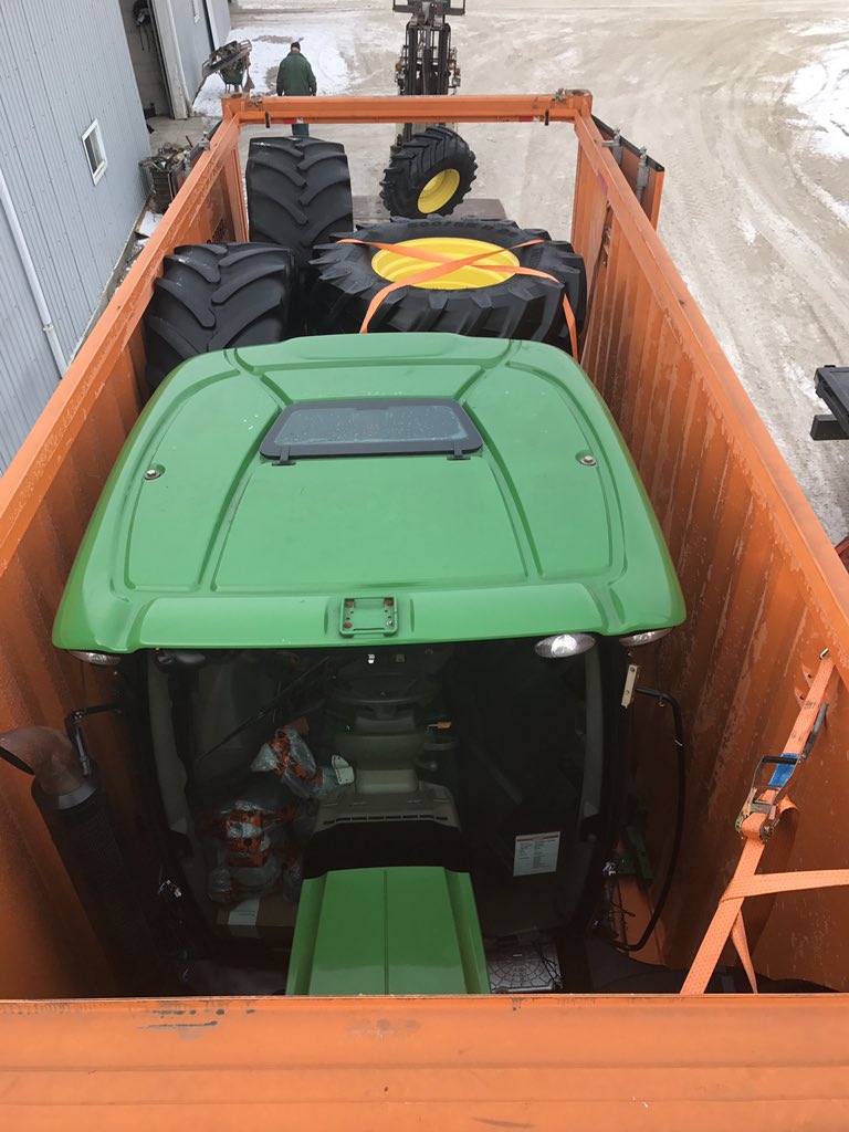 jplangstaff's tweet photo. 6145R and 6210R arrived from across the pond and unloaded https://t.co/gj7x1BojhE