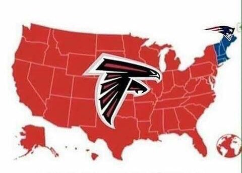 JusKerby's tweet photo. A quick look at who America is cheering for on Sunday #SuperBowl https://t.co/kRULop3xLO