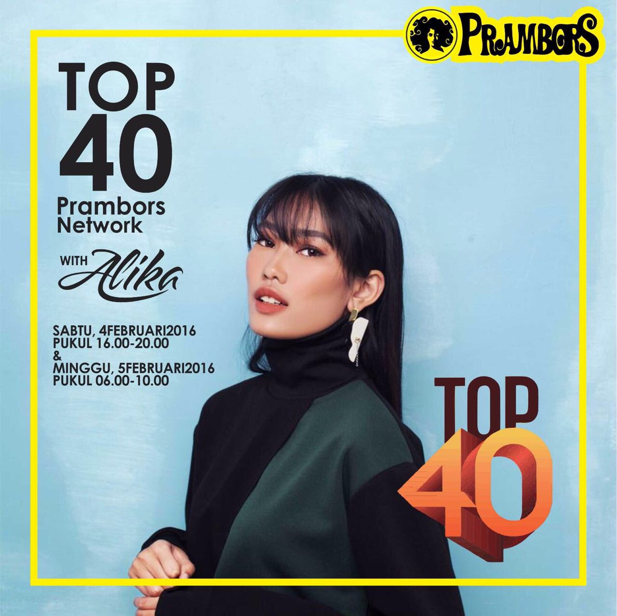 buat yg di Jakarta, Bandung, Makassar, Medan, Semarang, Yogya, Solo, &amp; Surabaya, hari ini dengerin radio <a href="/Prambors/">prambors</a> nya yaa pukul 16-20