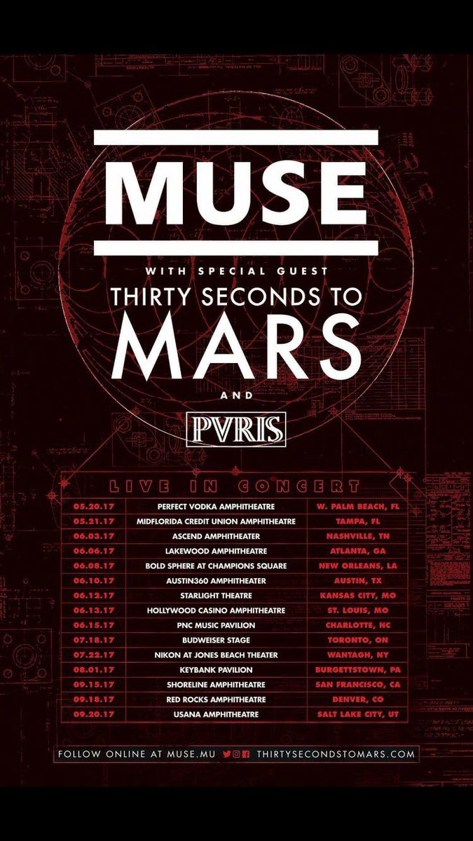 SoundCheckBlg's tweet photo. Are we the only ones who would ❤ to see @museband @30SECONDSTOMARS and @ThisIsPVRIS on the @ottawabluesfest lineup this year? #RBCBluesfest2017 https://t.co/IbbVONXr1D