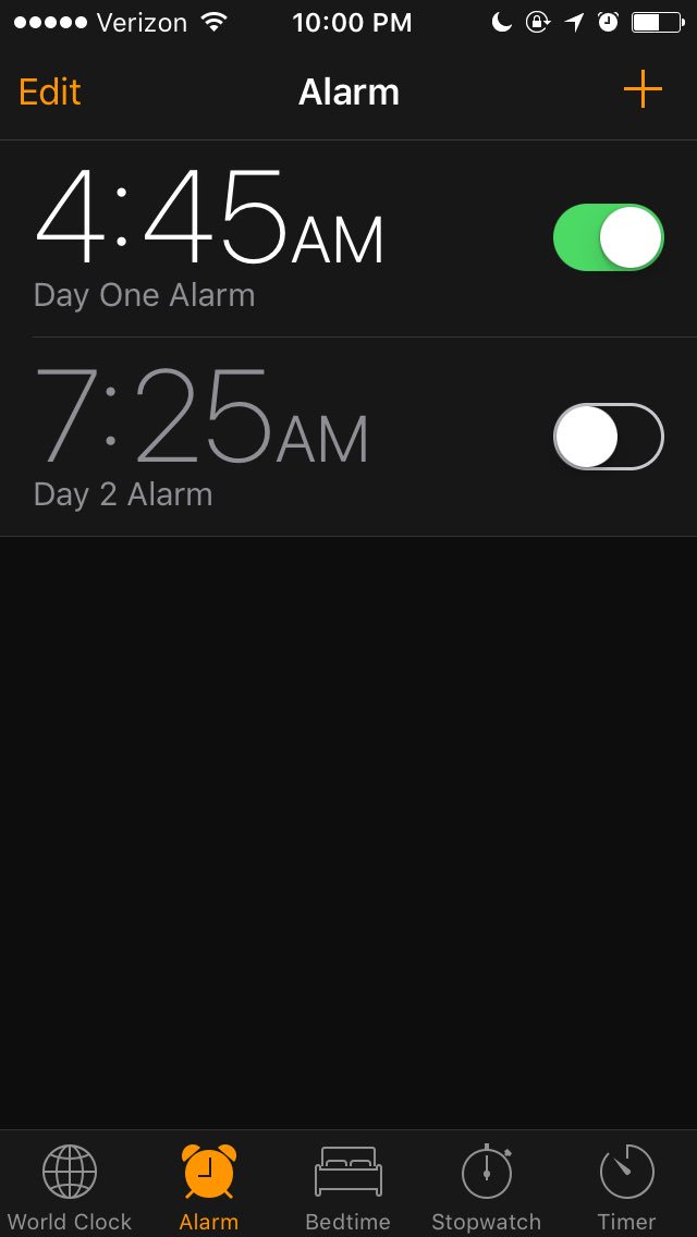 My heart hurts at how early I had to set my alarm tomorrow 😭