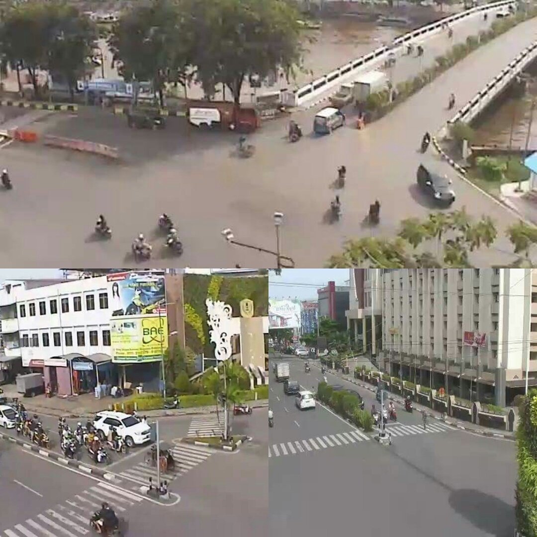 RTMCKalsel's tweet photo. Perkembangan situasi arus lalin di sktr Banjarmasin (Jembatan merdeka, Simp. 4 Pasar antasari, Simp. 4 Hotel Mentari) https://t.co/SEpcFdFESR
