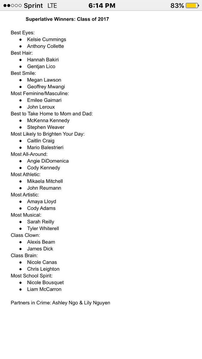 Class Of 2017 tweet media