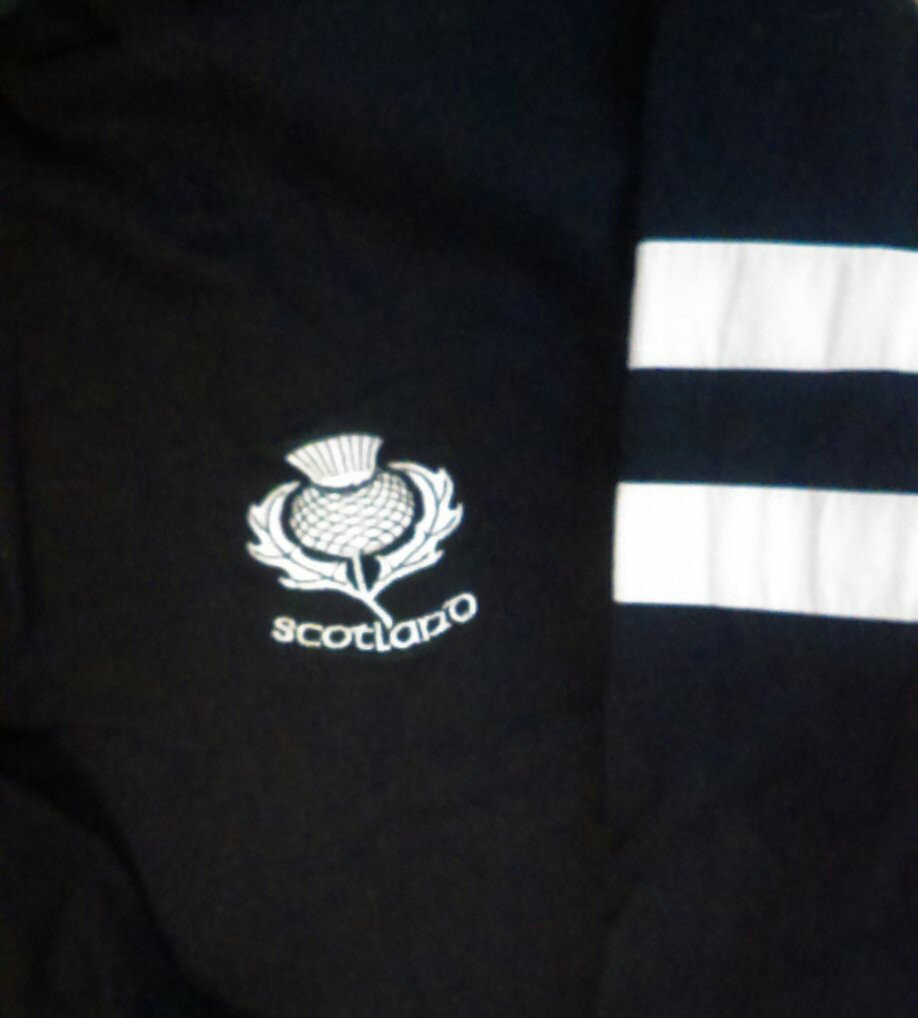 MuscleTherapyHQ's tweet photo. Shirt all prepped for later! #6nations #rugby #Scotland @Scotlandteam come on opening weekend! Bring us some luck! https://t.co/7wC1ELZTcY