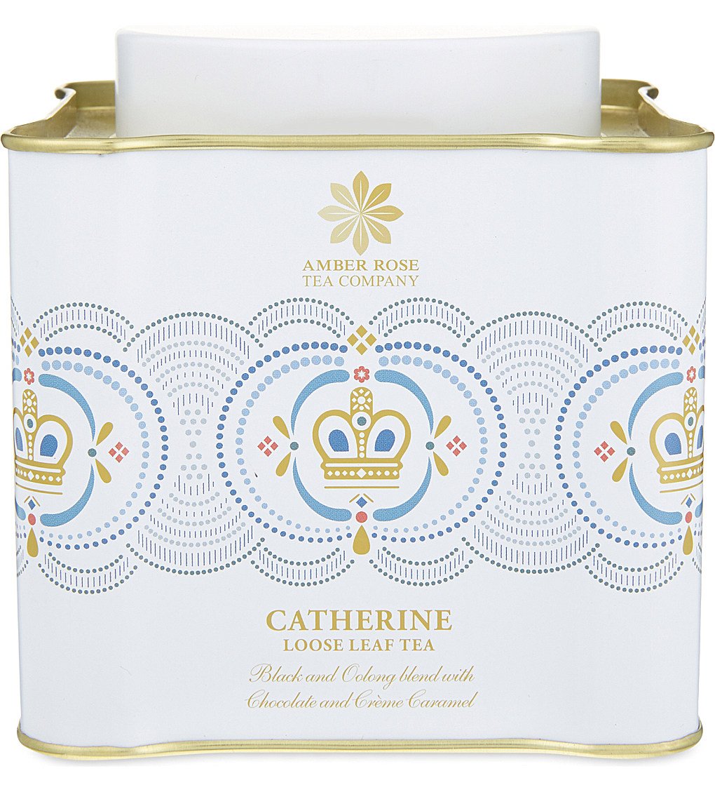 Catherine - An indulgent blend of Black and Dark Pearl Oolong #Tea, Chocolate, Raspberry and Cream Caramel <a href="/SelfridgesFood/">Selfridges Food</a> hall #luxury