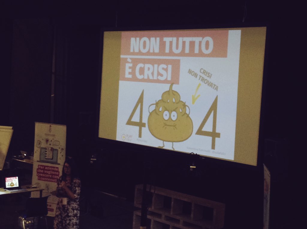 IleniaCicchetti's tweet photo. Crisi? Don't panic! Ridimensioniamo gli #epicfail @valefalci #playcopy #crisismanagement https://t.co/QryHbqdVlu
