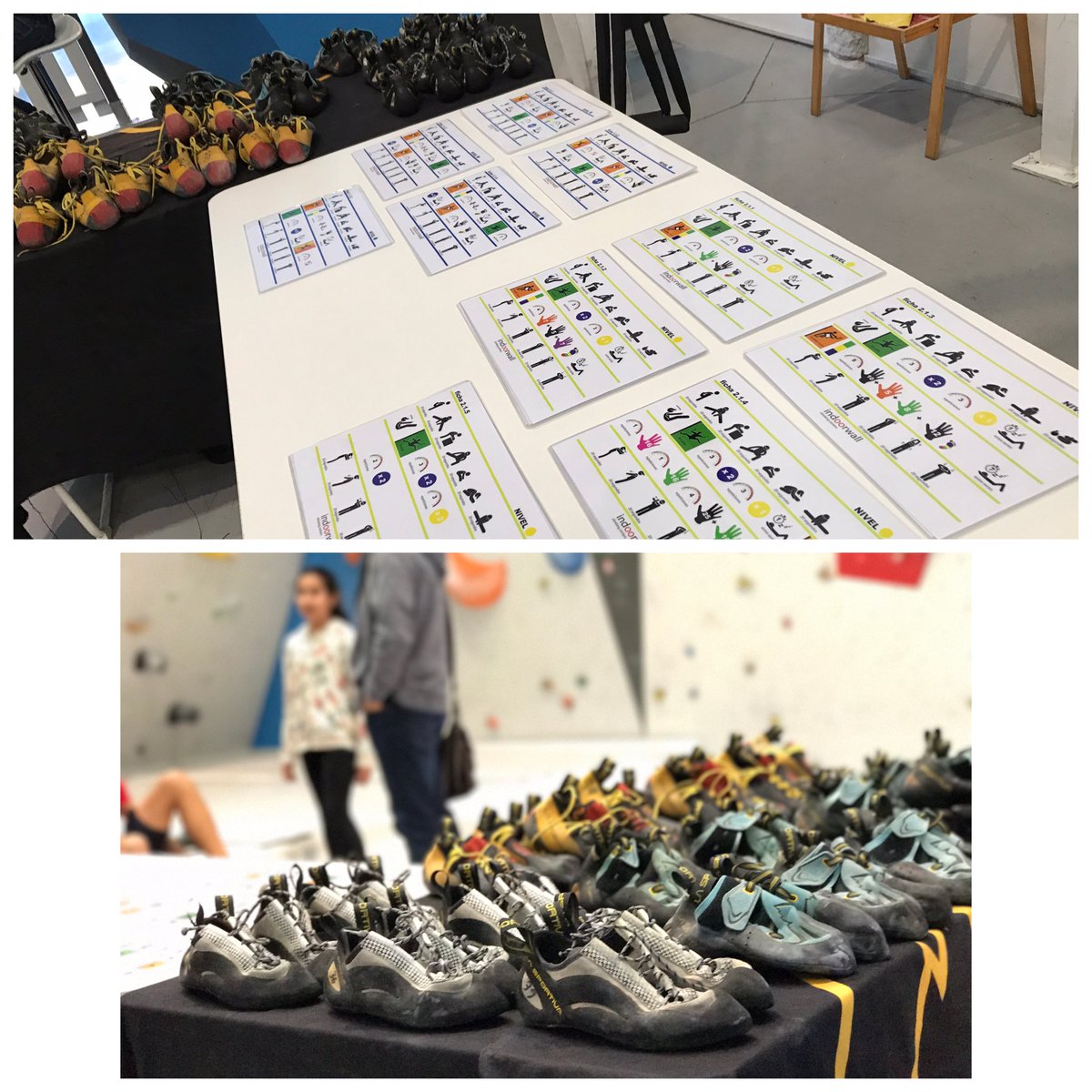 Otra tarde con <a href="/martin_berta/">Berta martin</a> y <a href="/LaSportivaSpain/">LaSportivaSpain</a> , esta vez en #IndoorwallGranCanaria