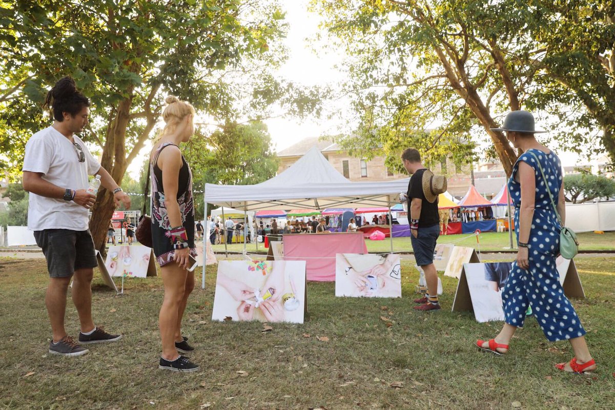 lanewayfest's tweet photo. Sunday Punch Projects returns to #Laneway2017 Sydney with #NiceOnePicasso, an exhibition of works by up-and-coming artists at Callan Park. https://t.co/w50NBZsFBV