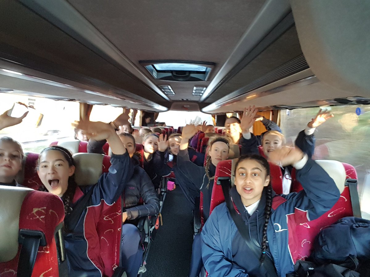 QSchoolSport's tweet photo. Pre game tunes are going strong as the U14 and U15s head to North Schools Lacrosse  #supersaturday #Saturdaysareforsport #sportingsaturdays https://t.co/qiQJLniHhM