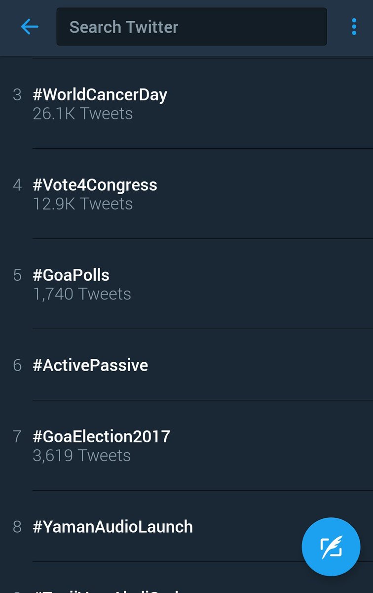 brewingideasent's tweet image. While #WorldCancerDay trends at no.3 position an initiative for it #ActivePassive trends at no.6 position on India Trends