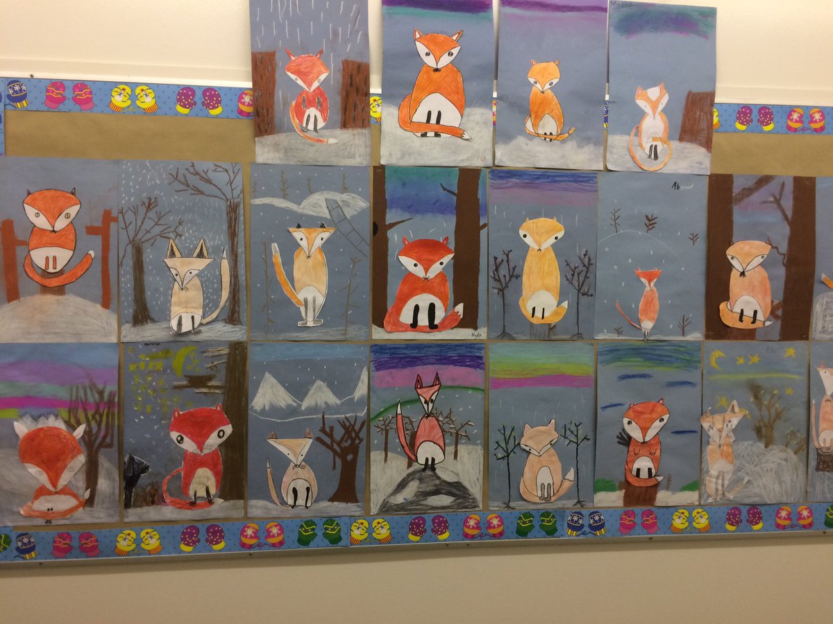 IrvineSD43PAC's tweet photo. And a skulk of foxes, brought to you by Mme Comartin's grade 3 class 🦊🦊🦊 #IrvineProject #IUseGoogle https://t.co/nbmjEZyeXk