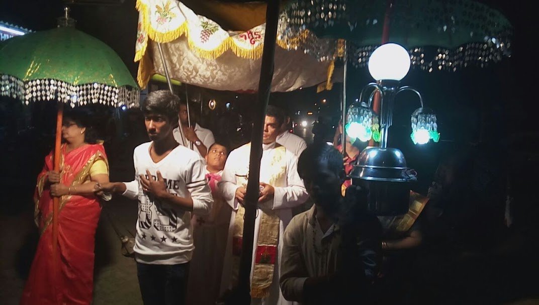 KalyanDiocese's tweet photo. Pics from the feast of #StSebastian from the #StMarys #Church #ShellColony. #DigitalKalyan #Catholic #SyroMalabar #IndianCatholic https://t.co/6RllDkVbrF